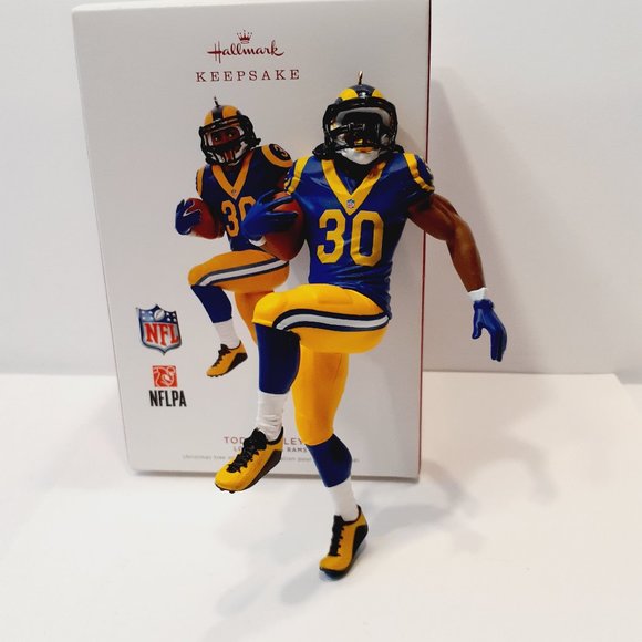 New Hallmark Keepsake Ornament 2019 NFL Los Angeles Rams Todd Gurley NIB 1 prod - Picture 1 of 8